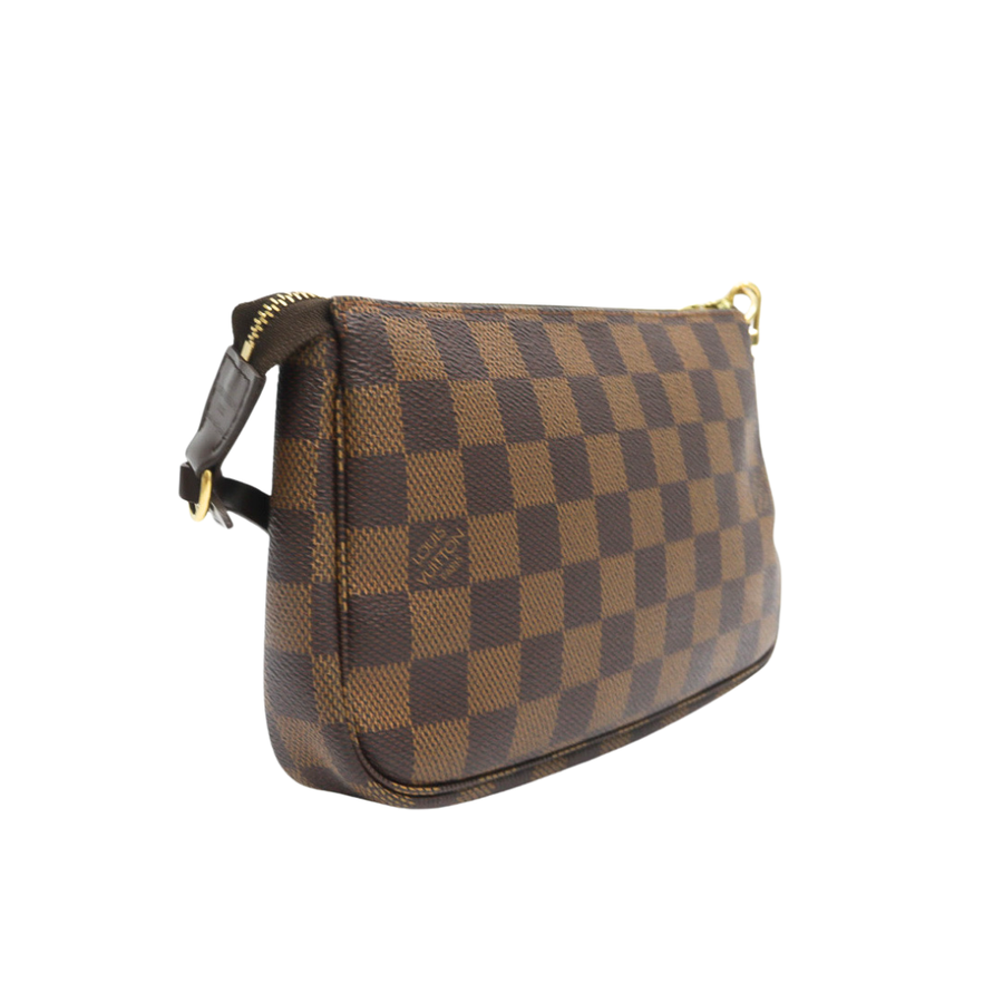 PREOWNED LOUIS VUITTON POCHETTE ACCESSORIE DAMIER EBENE