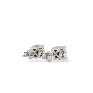 WHITE GOLD NATURAL DIAMONDS STUD EARRINGS