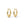 Load image into Gallery viewer, YELLOW GOLD SHELL STYLE POLISHED HOOP EARRINGS
