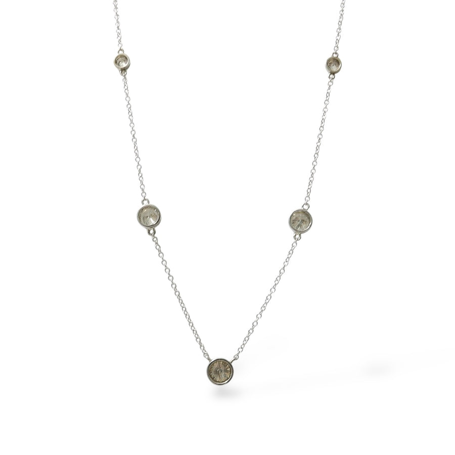 WHITE GOLD DIAMOND NECKLACE