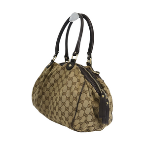 PREOWNED GUCCI SUKEY BOSTON GG BAG