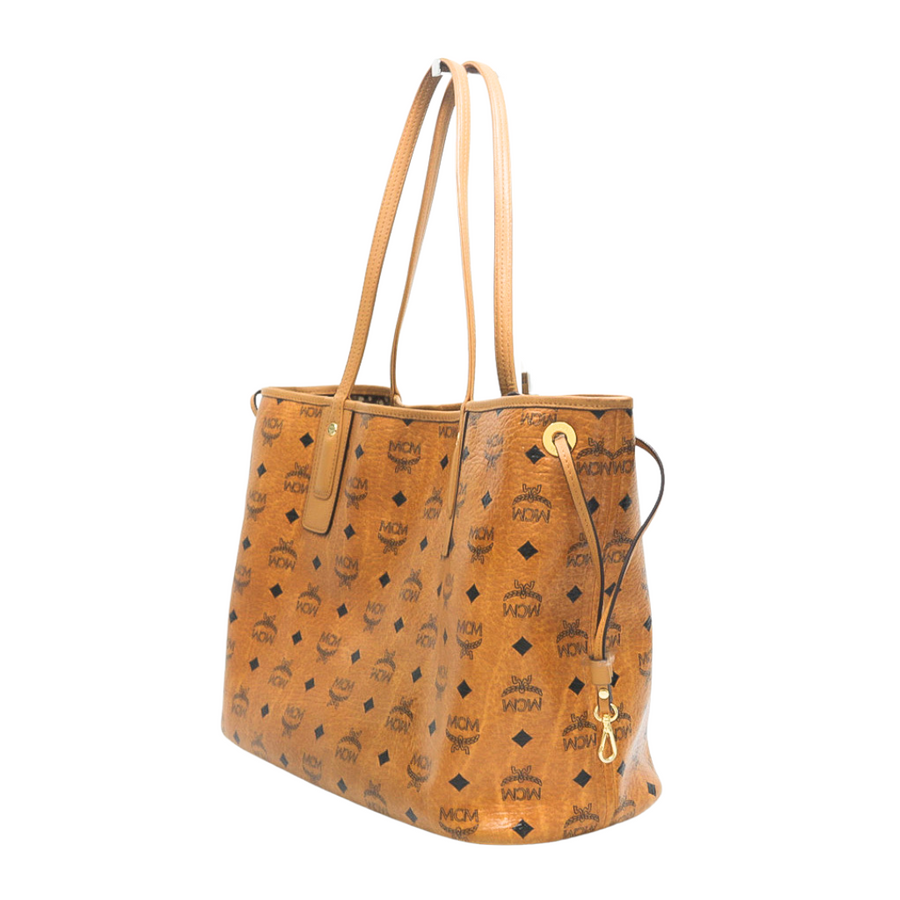PREOWNED MCM LIZ REVERSIBLE MEDIUM TOTE