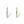 Load image into Gallery viewer, YELLOW GOLD TUBE  STYLE HOOP EARRINGS
