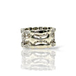 Load image into Gallery viewer, WHITE GOLD LADY'S RING BAND WITH NATURAL DIAMONDS
