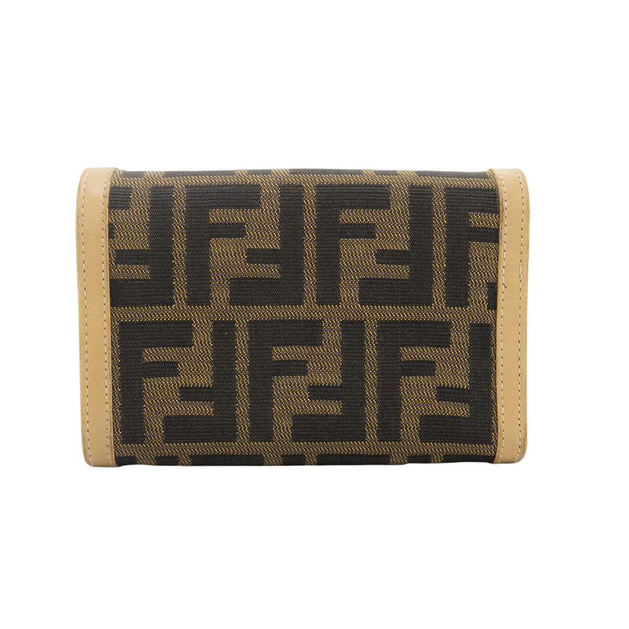 PREOWNED FENDI ZUCCA WALLET