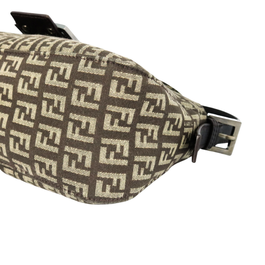 PREOWNED FENDI ZUCCHINO CANVAS BAGUETTE