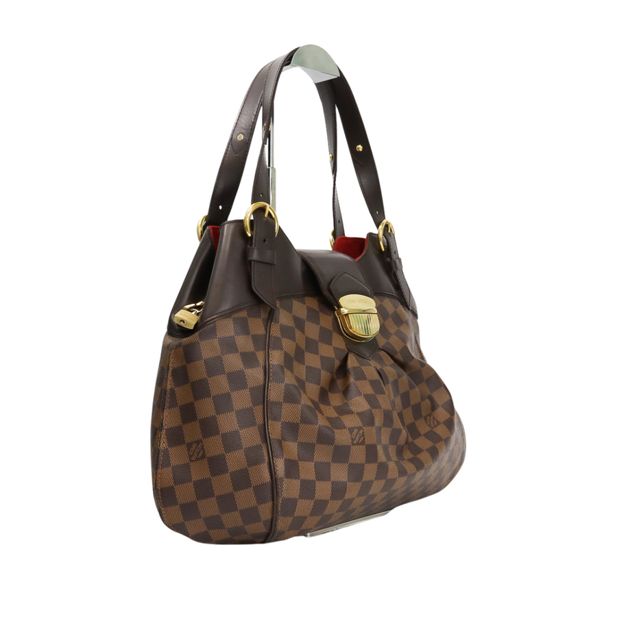 PREOWNED LOUIS VUITTON SISTINA GM DAMIER EBENE