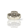 Load image into Gallery viewer, WHITE GOLD LADY'S CLUSTER RING WITH NATURAL DIAMONDS
