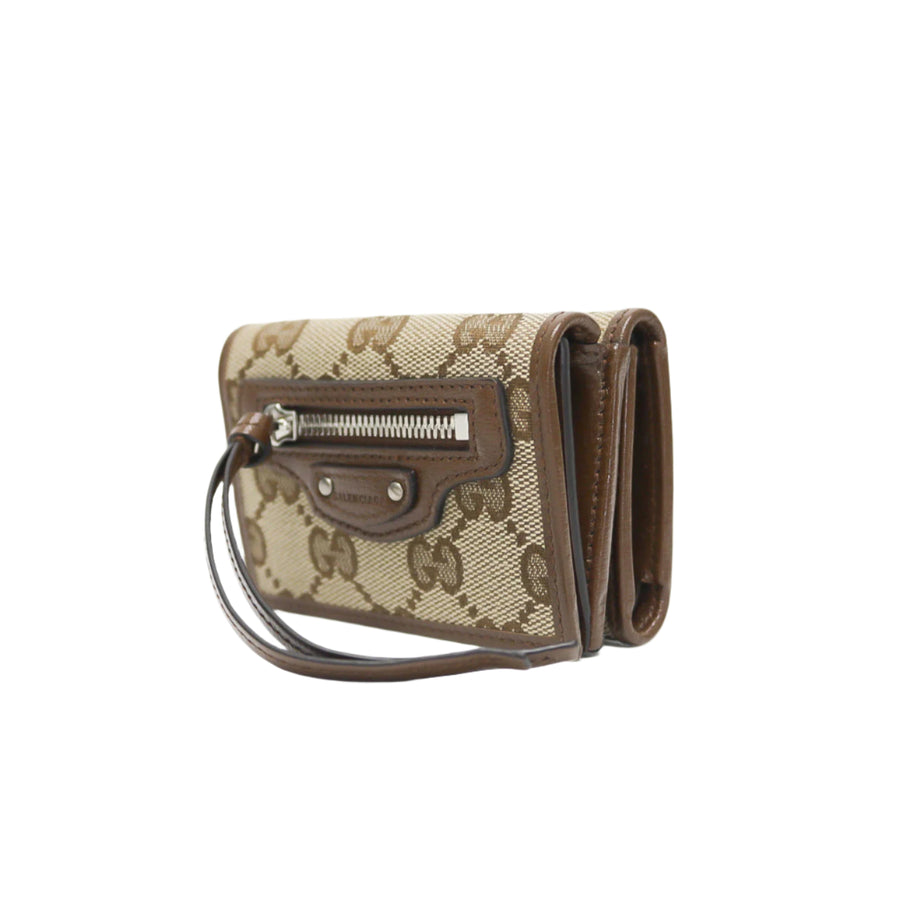PREOWNED GUCCI & BALENCIAGA WALLET COLLAB