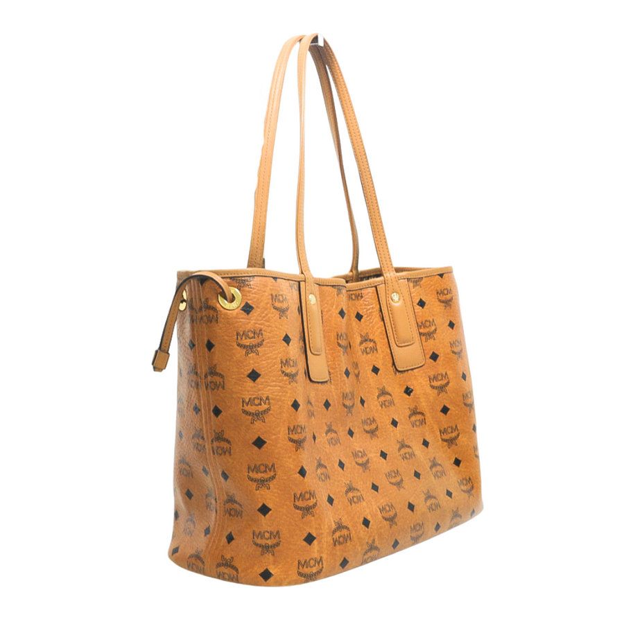 PREOWNED MCM LIZ REVERSIBLE MEDIUM TOTE