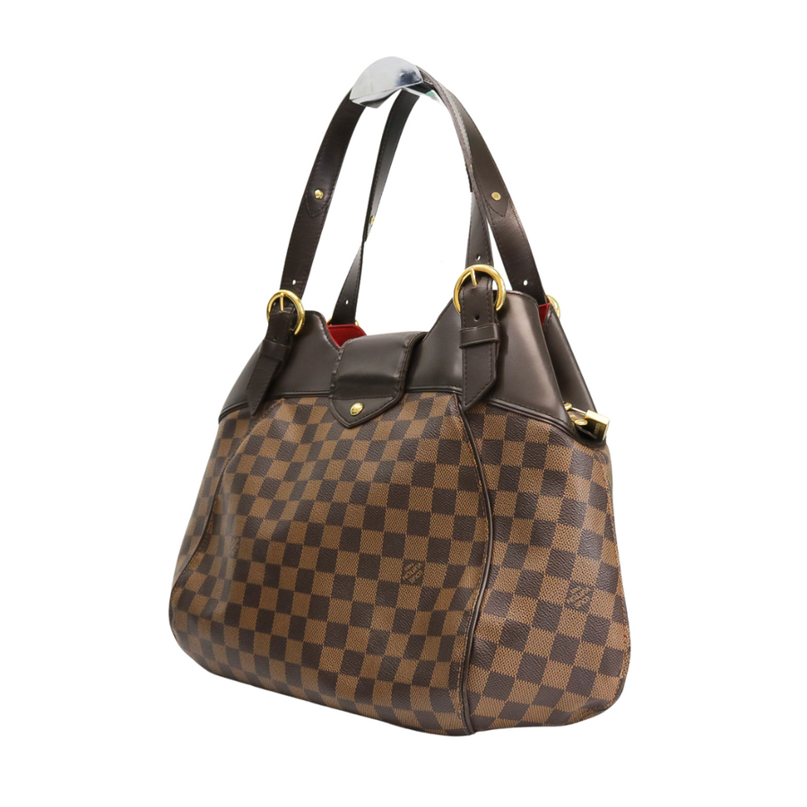 PREOWNED LOUIS VUITTON SISTINA GM DAMIER EBENE