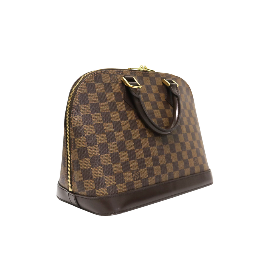 PREOWNED LOUIS VUITTON ALMA DAMIER EBENE