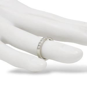 WHITE GOLD NATURAL DIAMONDS ANNIVERSARY RING