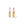 Load image into Gallery viewer, YELLOW GOLD SHELL STYLE POLISHED HOOP EARRINGS
