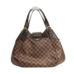 PREOWNED LOUIS VUITTON SISTINA GM DAMIER EBENE