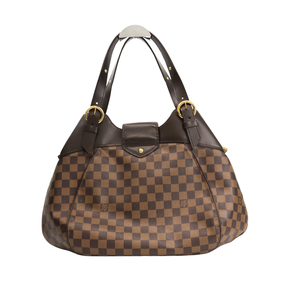PREOWNED LOUIS VUITTON SISTINA GM DAMIER EBENE