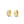 Load image into Gallery viewer, YELLOW GOLD SMOOTH HOOP EARRINGS
