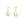Load image into Gallery viewer, YELLOW GOLD TEAR DROP EARRINGS
