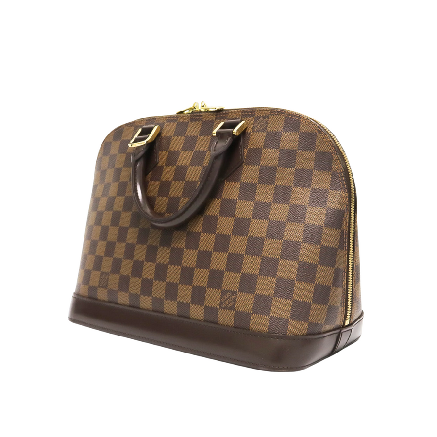 PREOWNED LOUIS VUITTON ALMA DAMIER EBENE