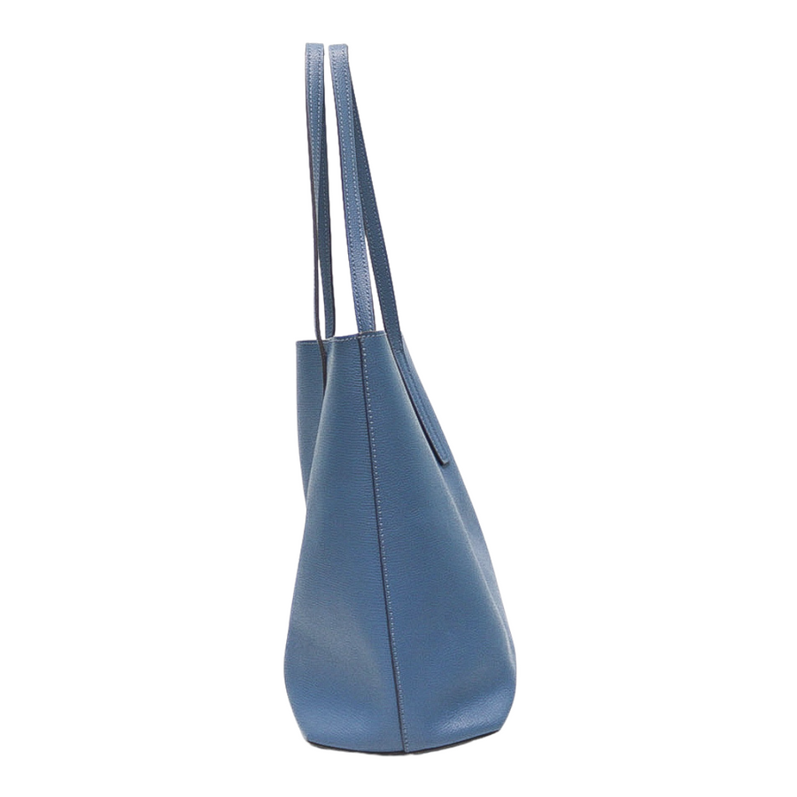 PREOWNED FENDI VITELLO VIENNA ENAMEL F SHOPPING TOTE