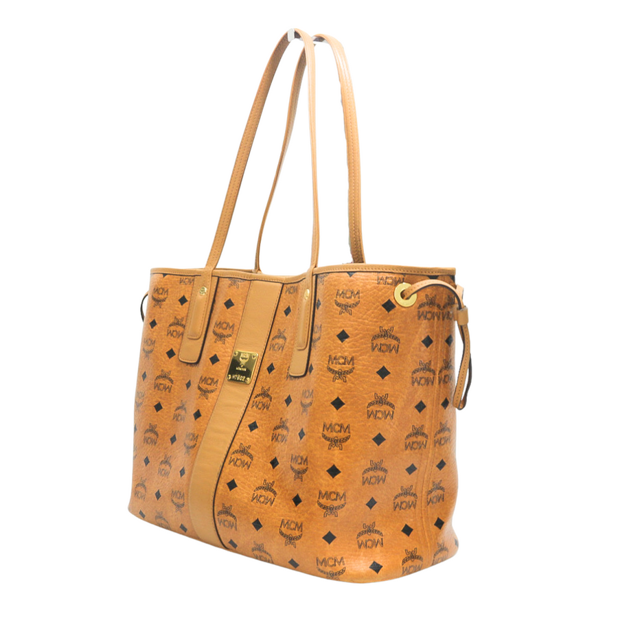 PREOWNED MCM LIZ REVERSIBLE MEDIUM TOTE