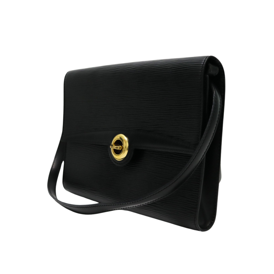 LOUIS VUITTON BLACK EPI ARCHE POCHETTE