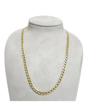 Two Tone Gold Cuban Link Chain