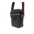 Load image into Gallery viewer, GUCCI BLACK GG SUPREME VERTICAL WEB MESSENGER
