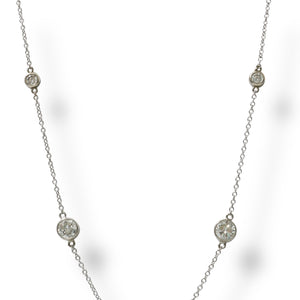 WHITE GOLD DIAMOND NECKLACE