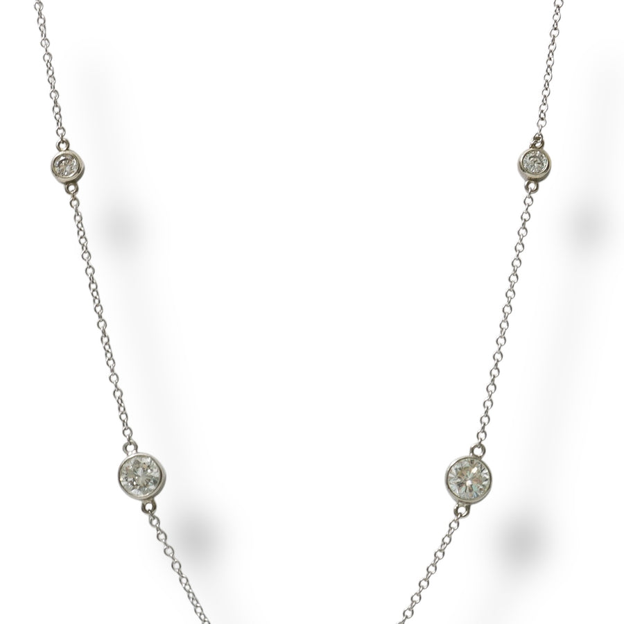 WHITE GOLD DIAMOND NECKLACE