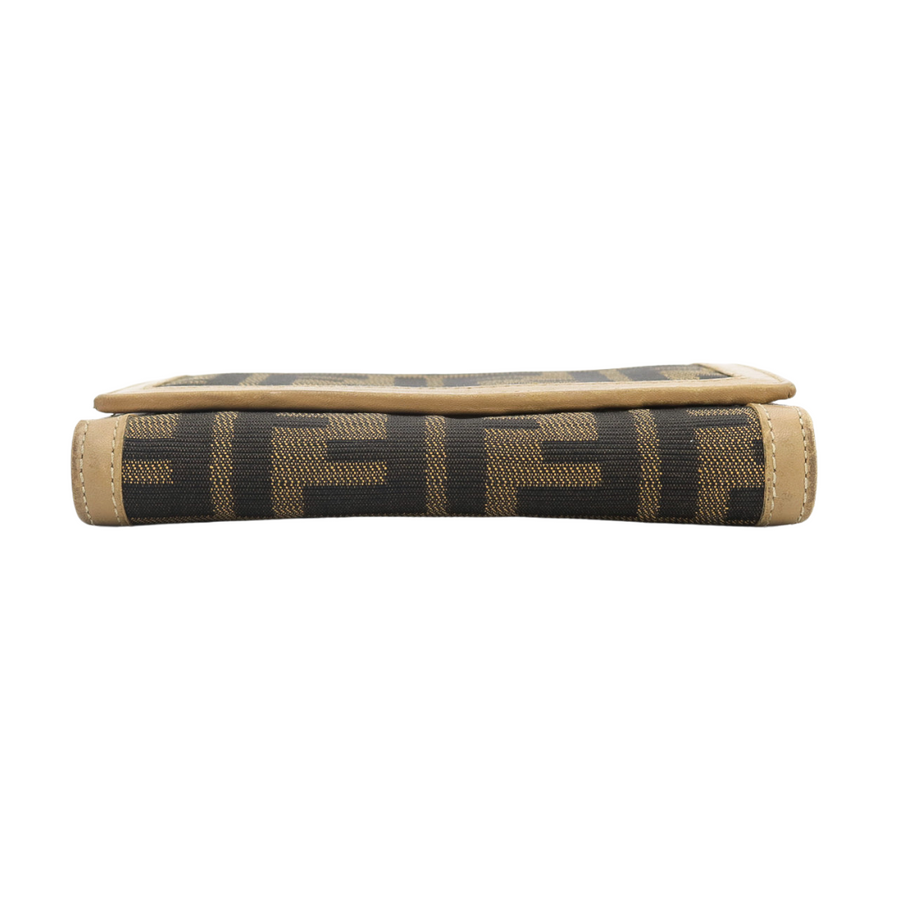 PREOWNED FENDI ZUCCA WALLET