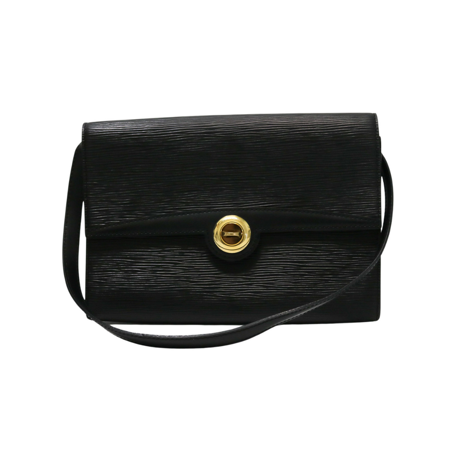 LOUIS VUITTON BLACK EPI ARCHE POCHETTE