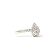 Load image into Gallery viewer, WHITE GOLD PEAR SHAPE CLUSTER DIAMOND RING
