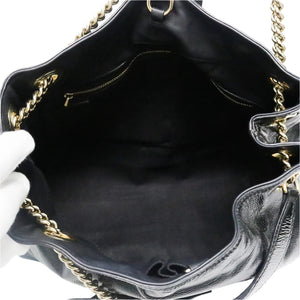 GUCCI SOHO HOBO PATENT LEATHER TOTE