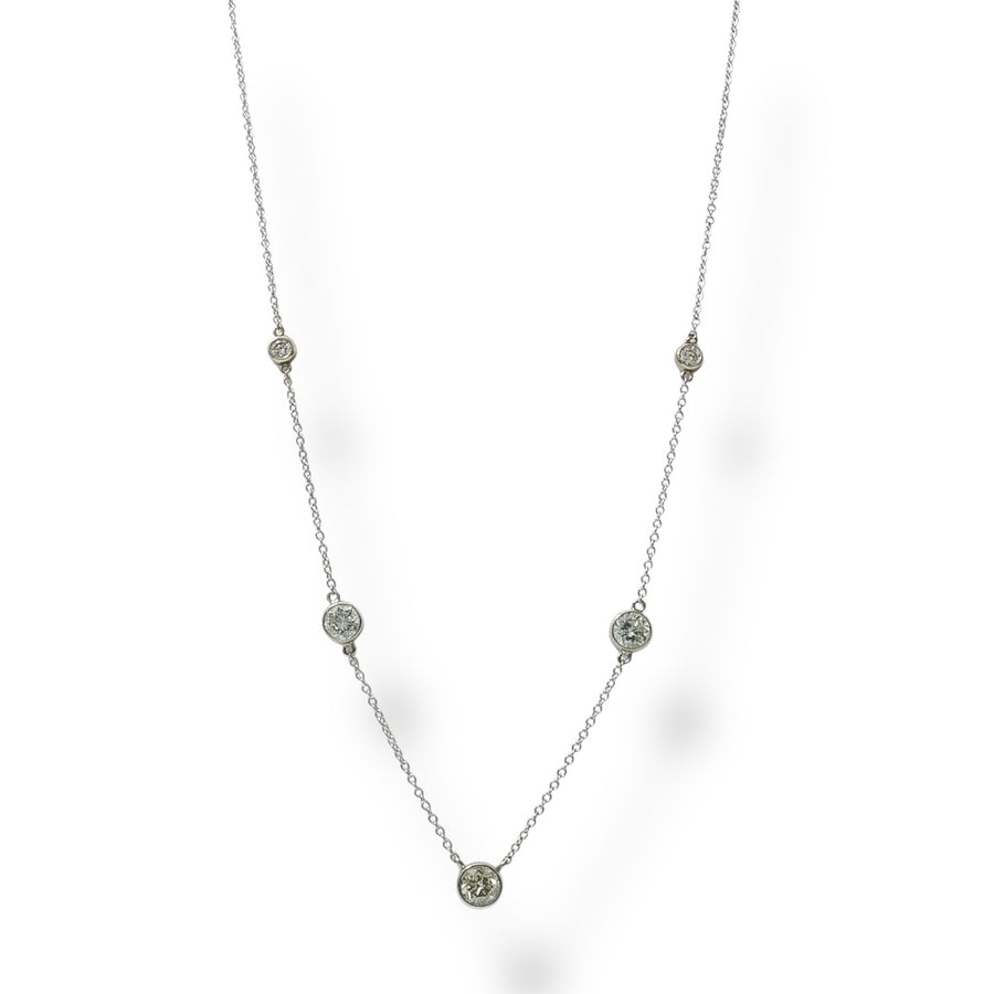 WHITE GOLD DIAMOND NECKLACE