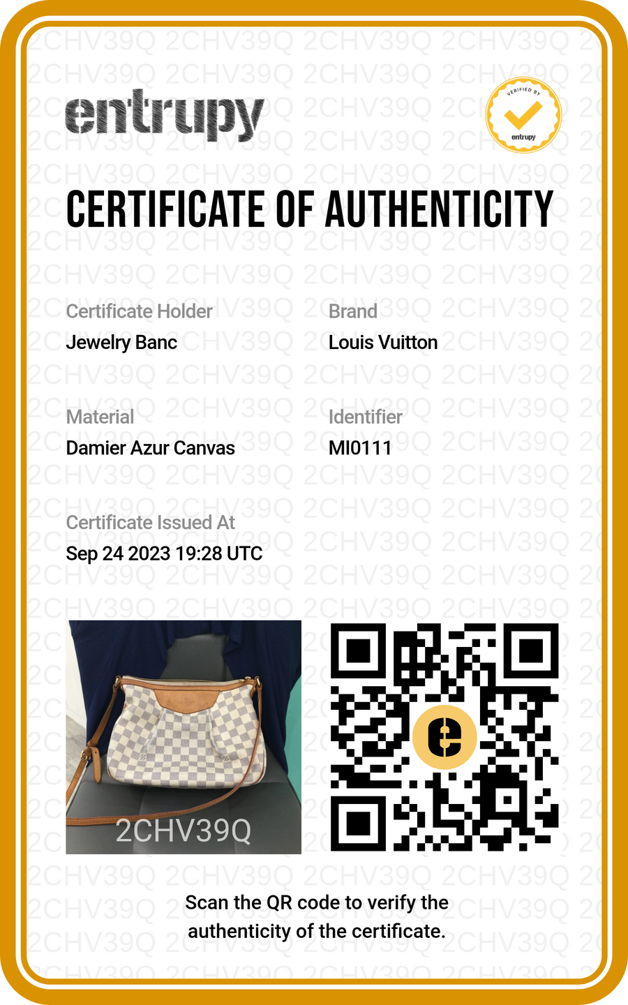 PREOWNED LOUIS VUITTON SIRACUSA PM