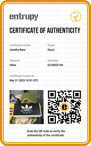 PREOWNED GUCCI ADIDAS CHAIN WALLET