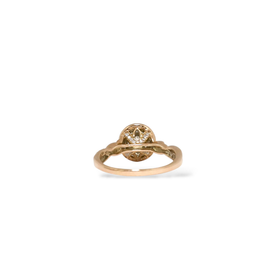 ROSE GOLD NATURAL DIAMONDS LADY'S RING