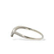 Load image into Gallery viewer, WHITE GOLD DIAMOND CHEVRON BAND
