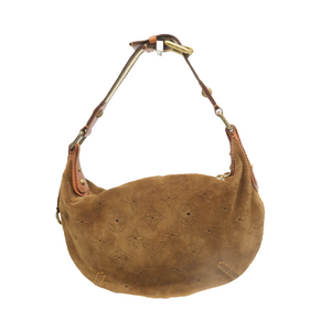 PREOWNED LOUIS VUITTON SUEDE PM CACAO MONOGRAM