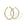 Load image into Gallery viewer, YELLOW GOLD HOOP EARRINGS  WITH DIAMOND CUT FINISHED
