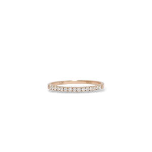 ROSE GOLD NATURAL DIAMOND ANNIVERSARY RING