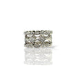 Load image into Gallery viewer, WHITE GOLD LADY'S RING BAND WITH NATURAL DIAMONDS
