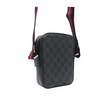 Load image into Gallery viewer, GUCCI BLACK GG SUPREME VERTICAL WEB MESSENGER
