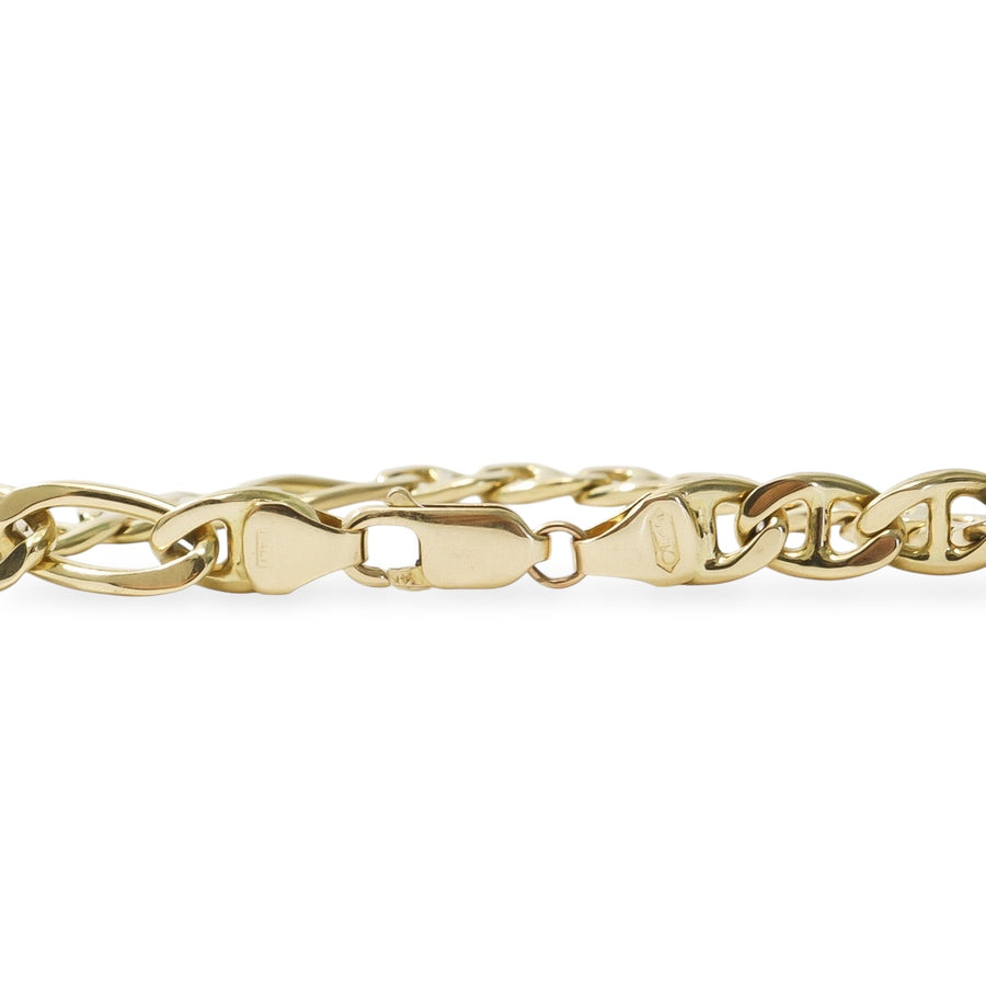 YELLOW GOLD MARINE / ANCHOR BRACELET
