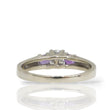 Load image into Gallery viewer, WHITE GOLD LADY'S RING PAST PRESENT FUTURE WITH NATURAL DIAMOND
