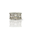 Load image into Gallery viewer, WHITE GOLD LADY'S RING BAND WITH NATURAL DIAMONDS
