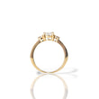 Load image into Gallery viewer, YELLOW GOLD LADY'S RING WITH CUBIC ZIRCONIA STONES
