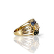 Load image into Gallery viewer, YELLOW GOLD LADY'S RING WITH NATURAL GEMSTONES
