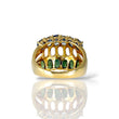 Load image into Gallery viewer, YELLOW GOLD LADY'S RING WITH NATURAL GEMSTONES
